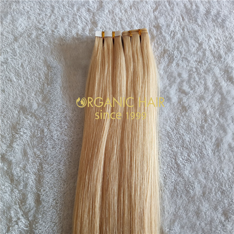 Human customized tape in hair extennsions X180